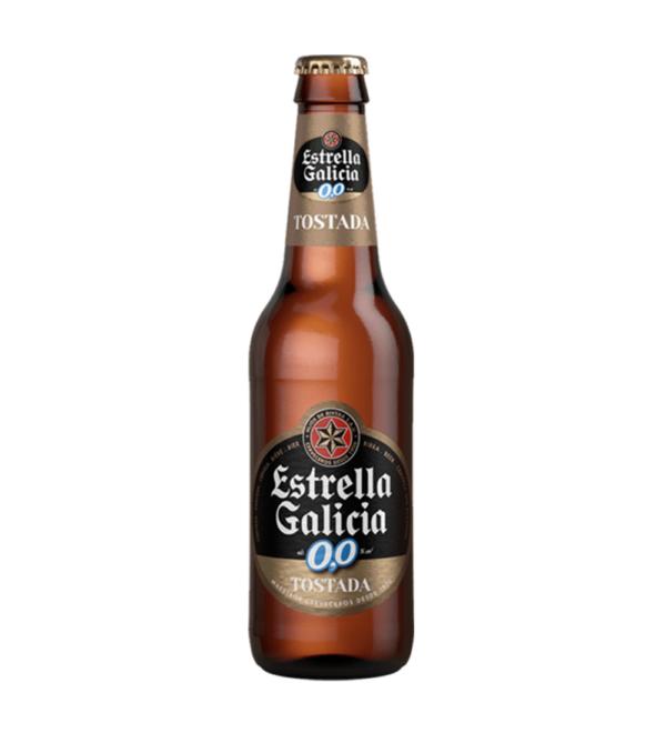 cerveza estrella galicia 00 tostada en Lugo