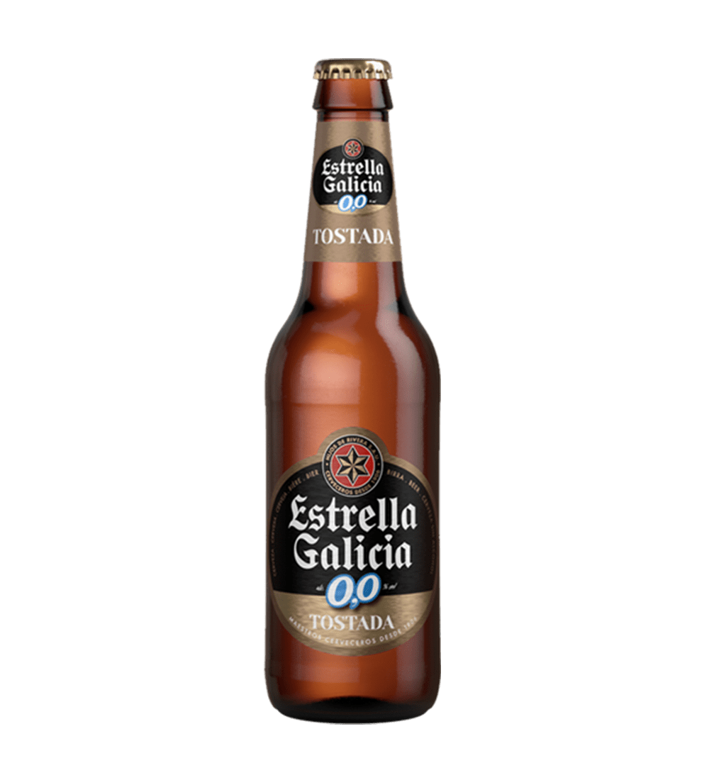 cerveza estrella galicia 00 tostada en Lugo