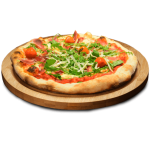 PIZZA SPALLA DI MAIALE E RUCOLA