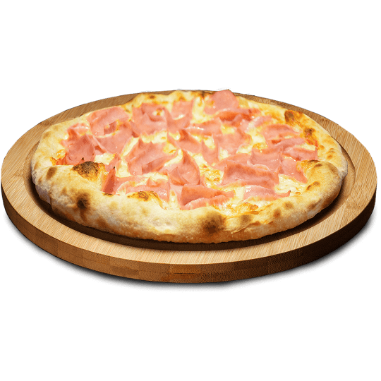 Pizza jamón york Prosciutto Cotto en Lugo Pizzería Babel