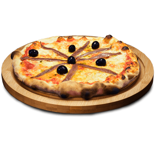 Pizza Santoña pizza de anchoas pizzería Babel Pizza & Bar